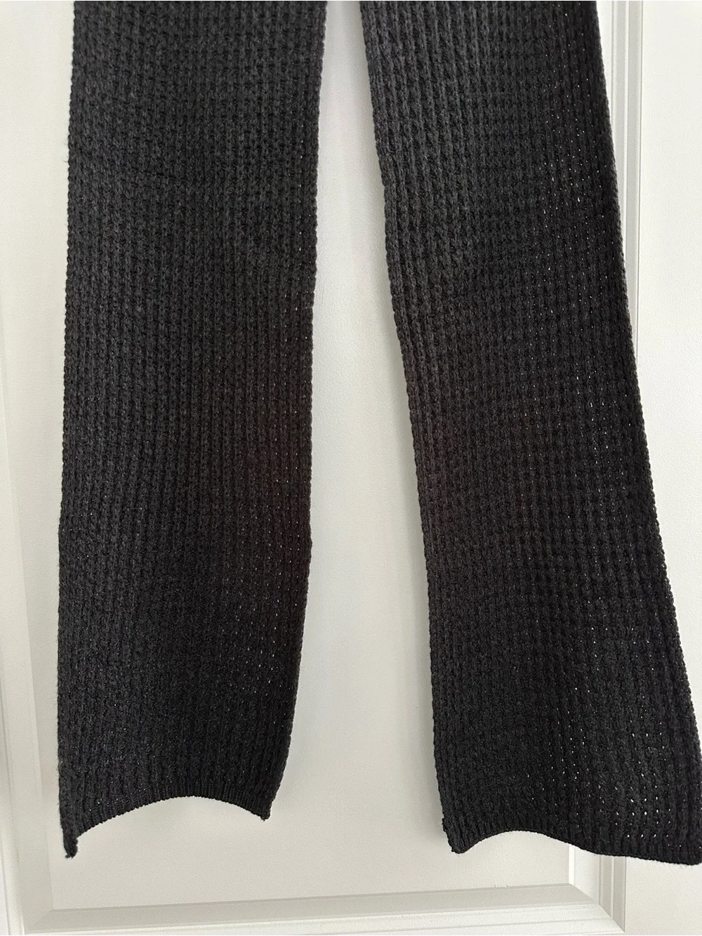 Men's Charcoal Grey Classic Fall Knit Scarf